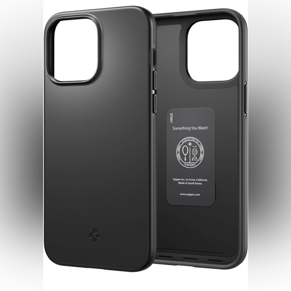 Brand New Spigen Case for Apple iPhone 14 , 14+ , 13 and Samsung S21 - Black - Picture 4 of 5